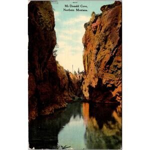 Mc Donald Cove Northern Montana 1910 Granville OH Vintage Postcard SPT12